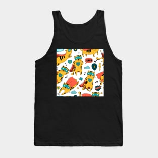 Superhero cat Tank Top